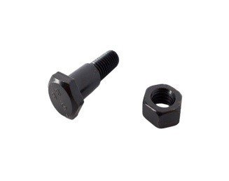 6135070042010 - Non-standard hexagonal shaft bolt M10×1.5×35 (black zinc) - Schraube