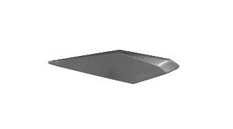 6115190020057 - SX Right tail cover deco board (Metal silver) - Rechte Heckabdeckung Deko Board