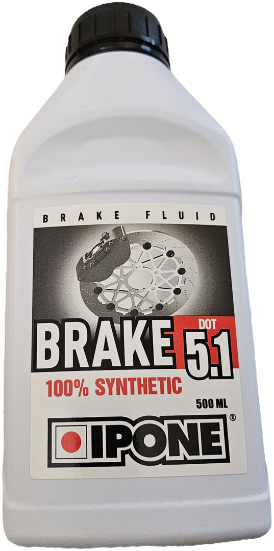 800312 - IPONE - Brake Fluid DOT 5.1- 500ml, 100% Synthetic - Bremsflüssigkeit für Hydrauliksystem
