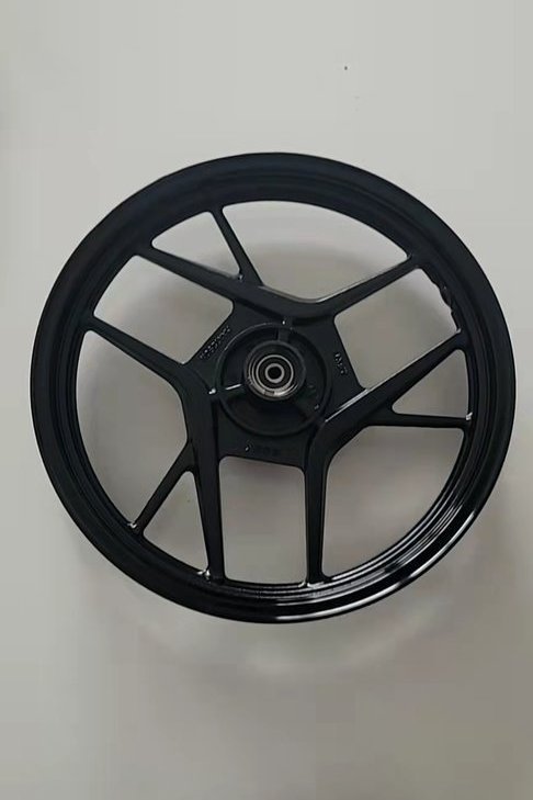 6104190002110 - FK12-SF Rear wheel (3.5 × 17 bright black disc brake) - Hinterrad Felge
